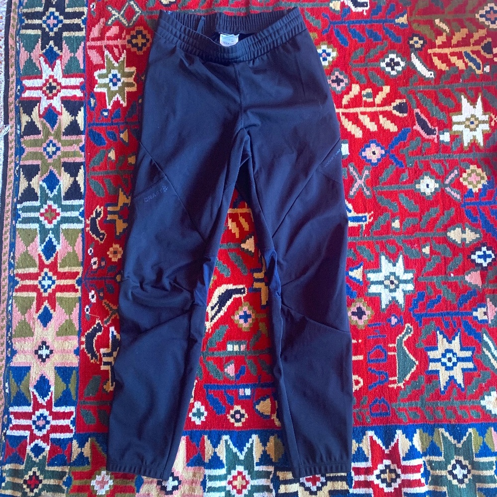 Craft Glide full-zip winter training pants